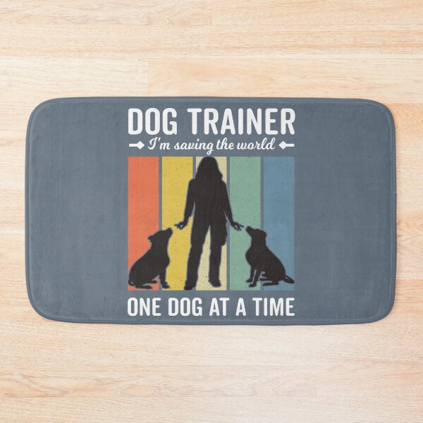 Item preview, Dog Trainer Saving the World, Vintage Sunset with Female Dog Lover Training Two Dogs designed and sold by arlutai.