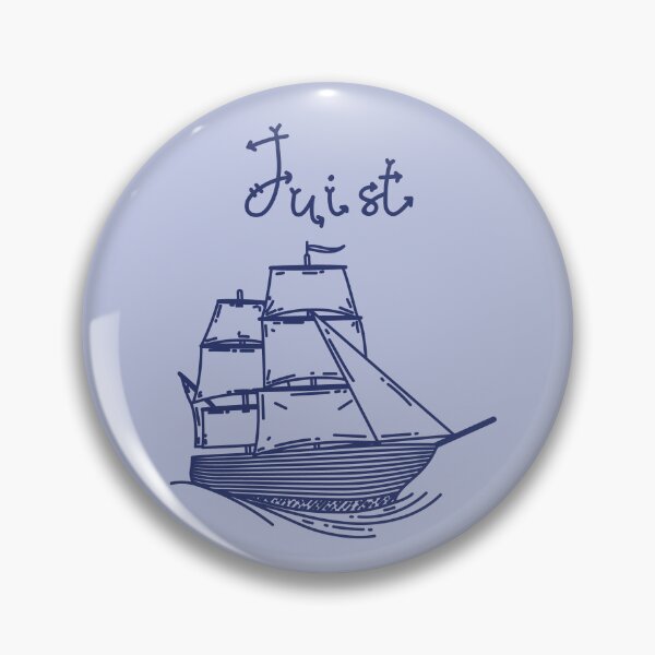Item preview, Juist holiday North Sea island blue sailing ship designed and sold by Denis Rösler.