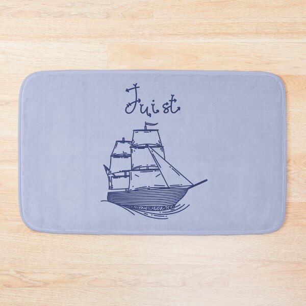 Item preview, Juist holiday North Sea island blue sailing ship designed and sold by Denis Rösler.