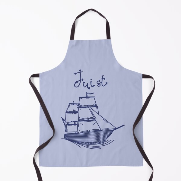 Item preview, Juist holiday North Sea island blue sailing ship designed and sold by Denis Rösler.