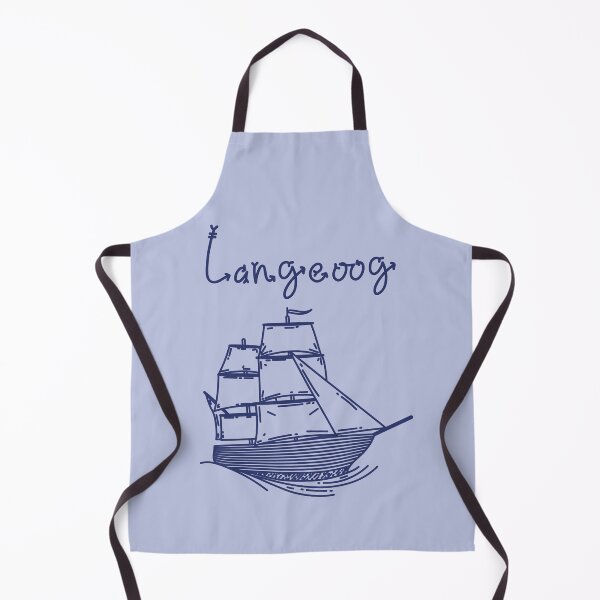 Item preview, Langeoog holiday North Sea island blue sailing ship designed and sold by Denis Rösler.