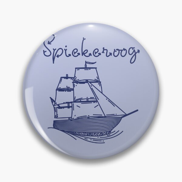 Item preview, Spiekeroog holiday North Sea island blue sailing ship designed and sold by Denis Rösler.