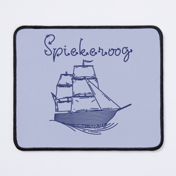 Item preview, Spiekeroog holiday North Sea island blue sailing ship designed and sold by Denis Rösler.