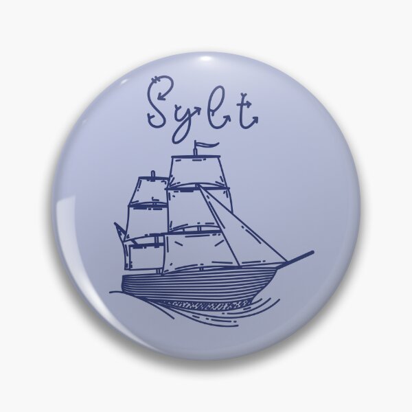 Item preview, Sylt vacation North Sea island with blue sailing ship designed and sold by Denis Rösler.