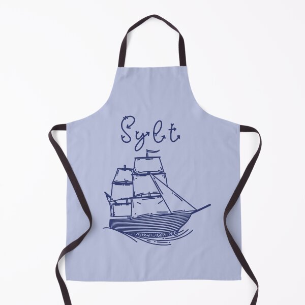 Item preview, Sylt vacation North Sea island with blue sailing ship designed and sold by Denis Rösler.