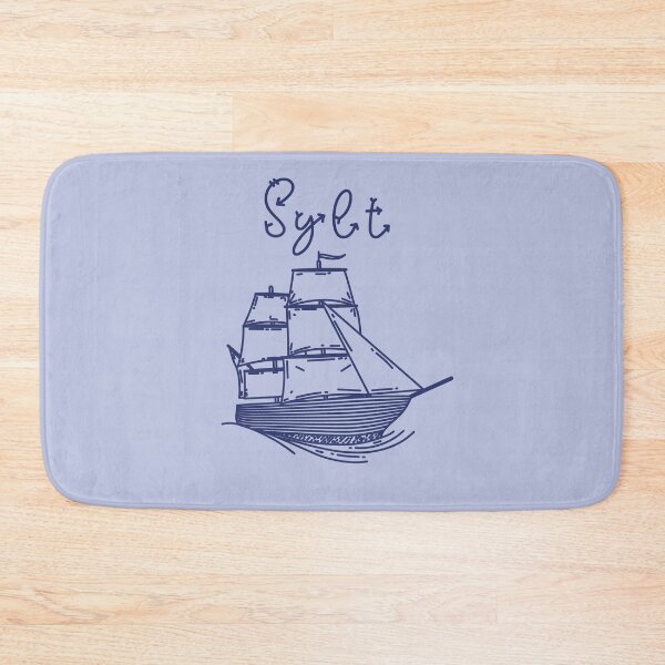 Item preview, Sylt vacation North Sea island with blue sailing ship designed and sold by Denis Rösler.