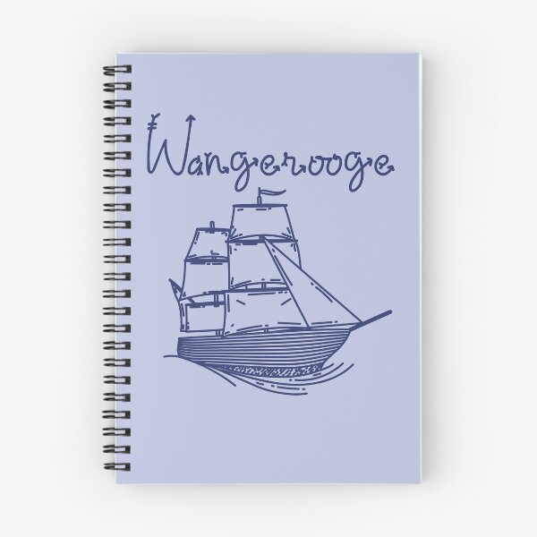 Item preview, Wangerooge holiday North Sea island blue sailing ship designed and sold by Denis Rösler.