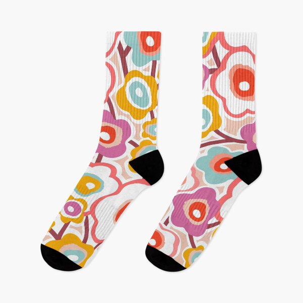 Item preview, Super Bloom Boho Floral Pattern 1. Sunny Retro designed and sold by Dominiquevari.