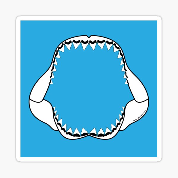 Giant Shark Jaw | Twenty Four Wild Sticker