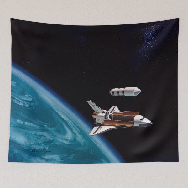 Item preview, Jupiter Orbiter Probe Launch - 1975 Concept Art designed and sold by arthook.