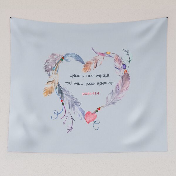 Item preview, Psalm 91:4 Spiral Notebook designed and sold by crafts-gift.