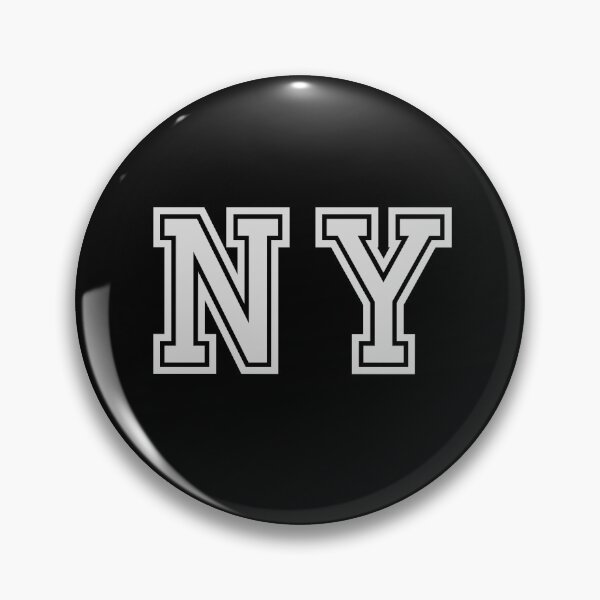 Item preview, N.Y. Varsity Initials | Varsity Letters | Black And White | Personalised Gifts designed and sold by Avo And Sriracha.