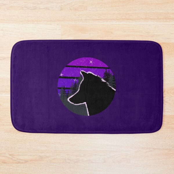 Item preview, Night retro wolf designed and sold by orchidgd.
