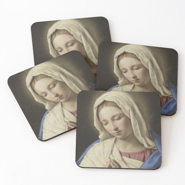 Item preview, Madonna in Prayer by Giovanni Battista Salvi, called Sassoferrato - Vintage Art designed and sold by RickE.