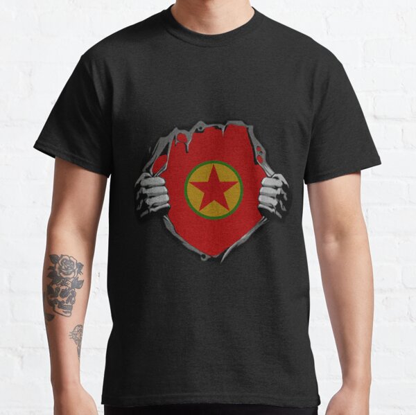PKK-Flagge, PKK im Herzen Classic T-Shirt