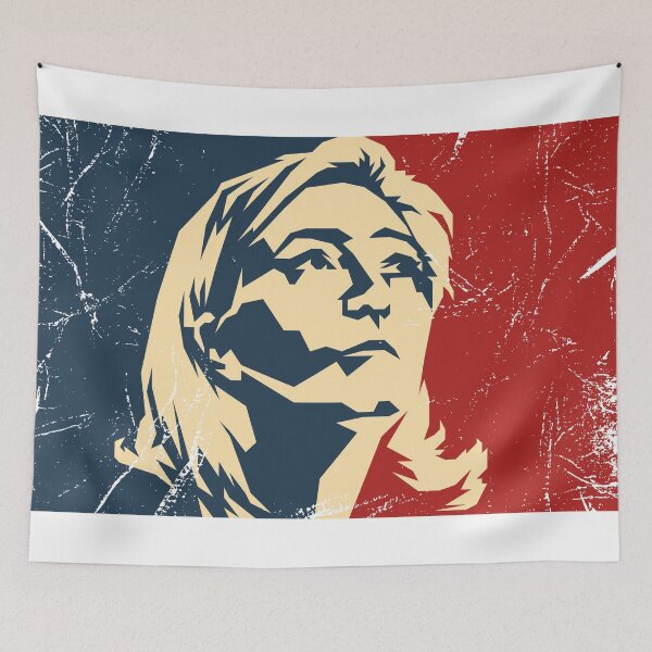 Item preview, Marine Le Pen Vintage portrait designed and sold by etraveler.