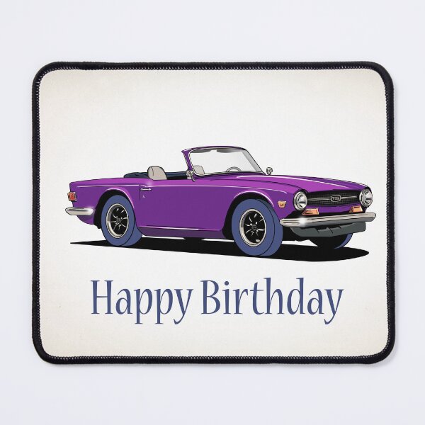 Item preview, TR6 Car Birthday Card designed and sold by Webazoot Industries - Car Art.