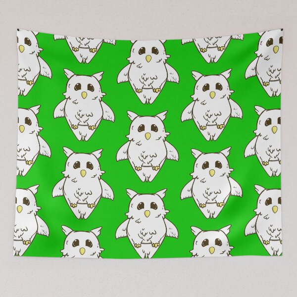 Item preview, Chibi Snow owl Green ver designed and sold by Celestial Healer.