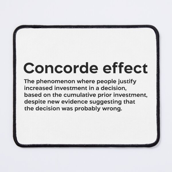 Item preview, Concorde effect black designed and sold by EdimQuotes.