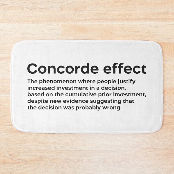 Item preview, Concorde effect black designed and sold by EdimQuotes.