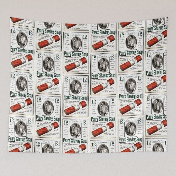 Item preview, Vintage Shaving Advertisement, Pears' Shaving Soap, Antique Illustration designed and sold by hjsmith.