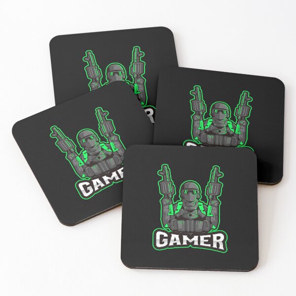 Item preview, Gamer with Soldier holding two Grenade Launchers designed and sold by PRIVARSHU.