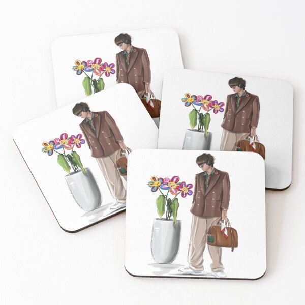 Item preview, Taehyung airport fashion illustration  designed and sold by MarmarArts.