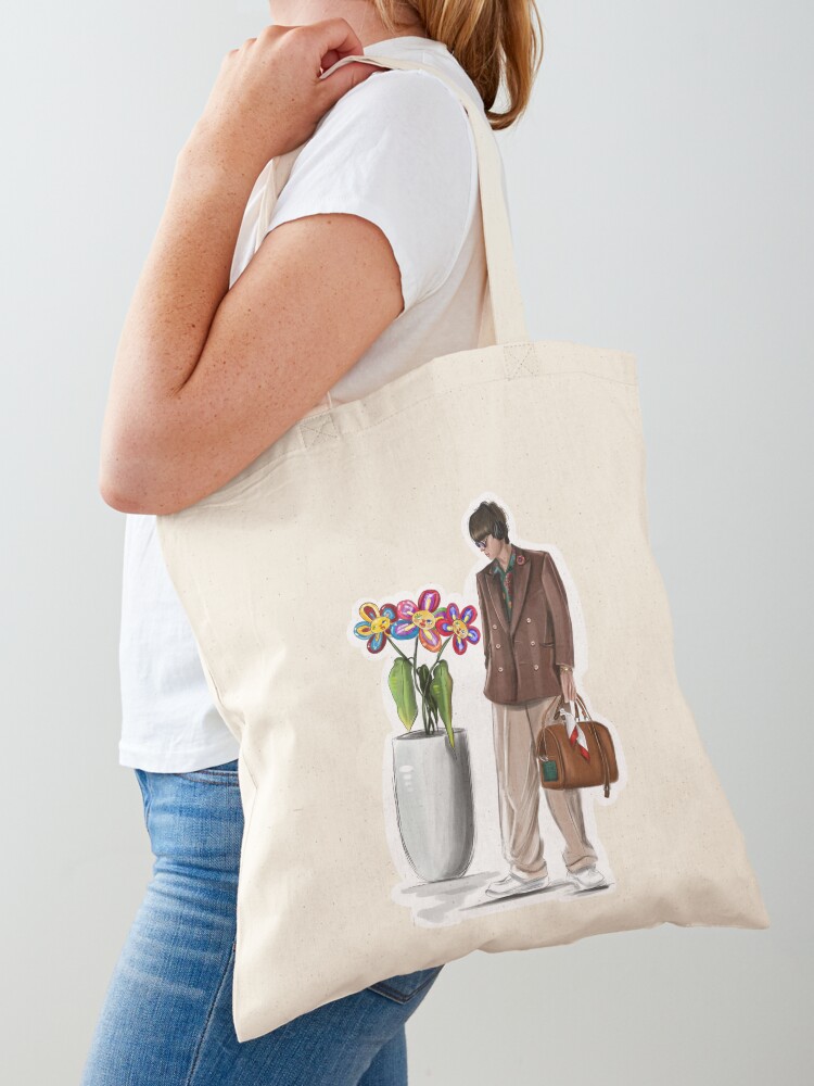 Kim Taehyung/V airport fashion bts line art Tote Bag for Sale by