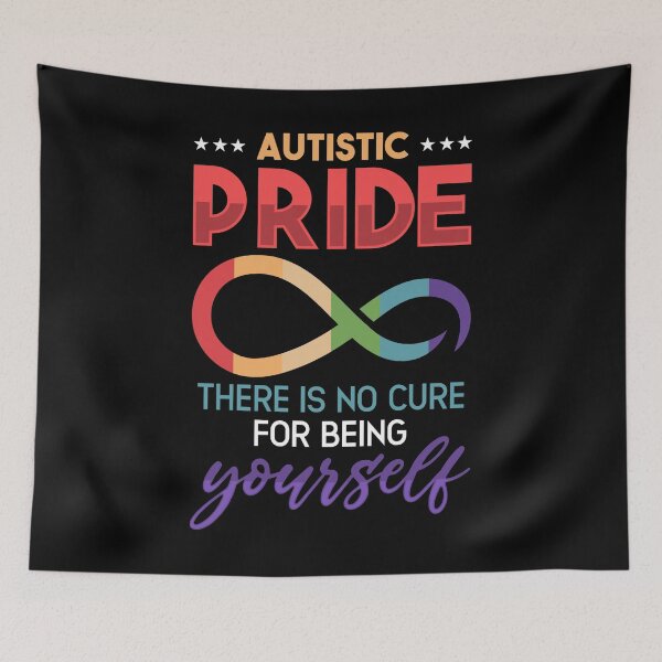 Item preview, There Is No Cure For Being Yourself Autism Autistic Pride  designed and sold by Dressed For  Duty.