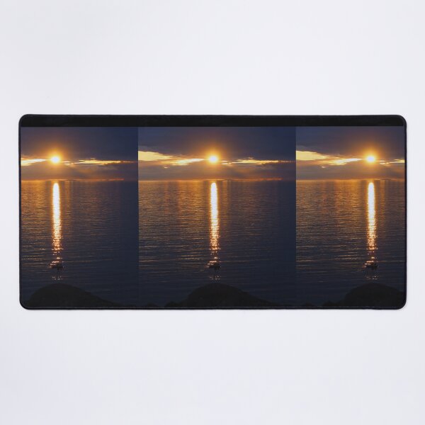 Item preview, Atardecer Barco Luz Dorada Achmelvich West Highland Escocia designed and sold by OBTImaging.