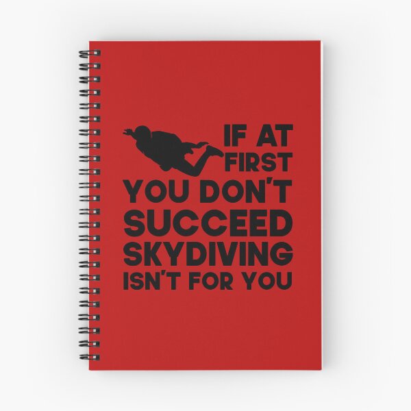 Item preview, If At First You Don't Succeed Skydiving Isn't For You. Funny Skydiving design, Skydiver Gift designed and sold by DesignHouse07.