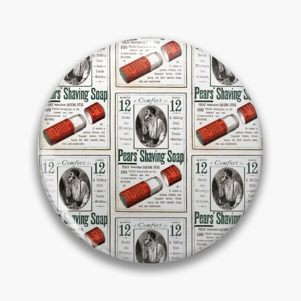 Item preview, Vintage Shaving Advertisement, Pears' Shaving Soap, Antique Illustration designed and sold by hjsmith.