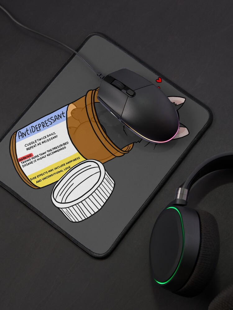 Alternate view of kitty antidepressant love medicine Mouse Pad