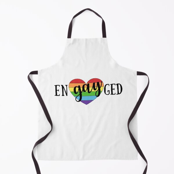 Item preview, EnGayGed - Gay Engagement LGBTQ Pride Wedding designed and sold by ElizabethMayArt.