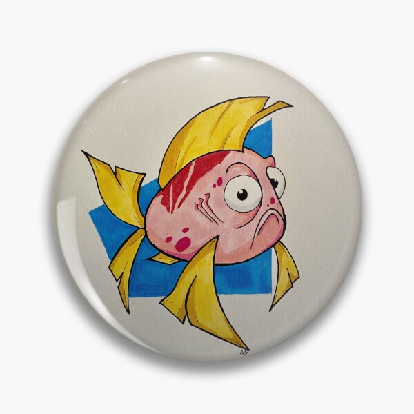 Item preview, Grumpy Fish  designed and sold by artofnicholas.