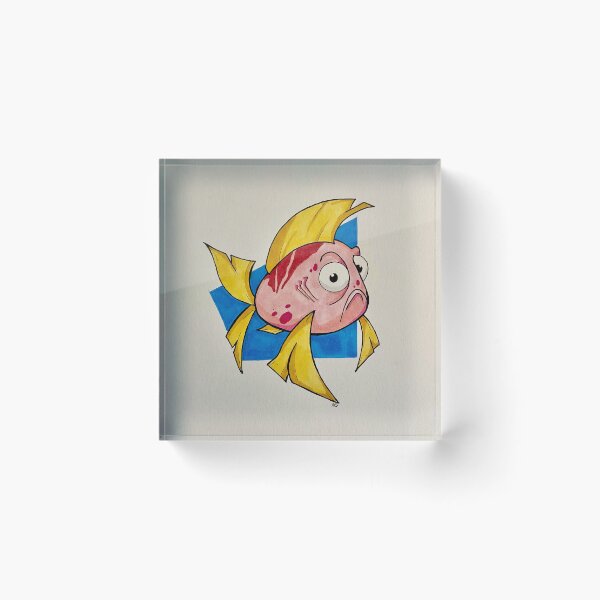 Item preview, Grumpy Fish  designed and sold by artofnicholas.