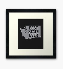 Washington - Best State Ever - Washington Gifts Framed Print