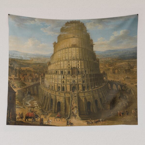 Item preview, Tower of Babel - Vintage Art  designed and sold by RickE.