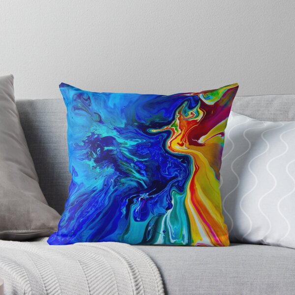 Item preview, Ocean Angel Abstract Blue & Yellow designed and sold by christineiris.