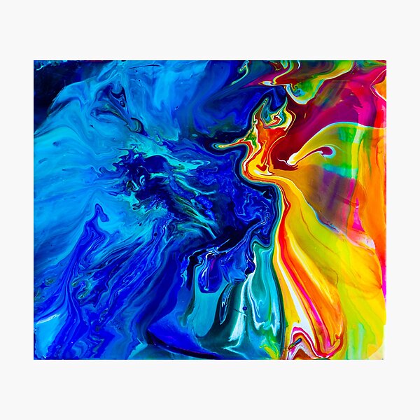 Item preview, Ocean Angel Abstract Blue & Yellow designed and sold by christineiris.