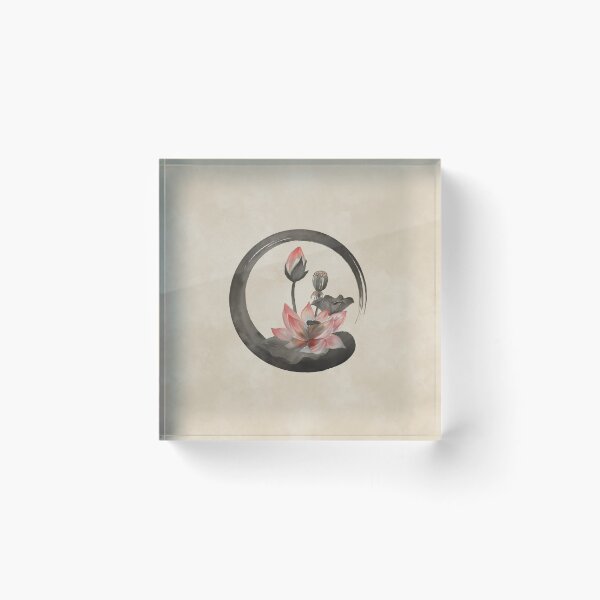 Item preview, Enso Zen Circle and Lotus designed and sold by k9printart.