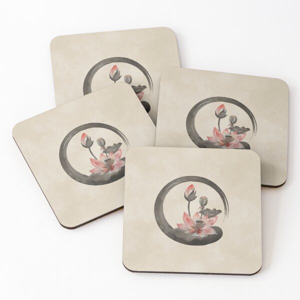Item preview, Enso Zen Circle and Lotus designed and sold by k9printart.
