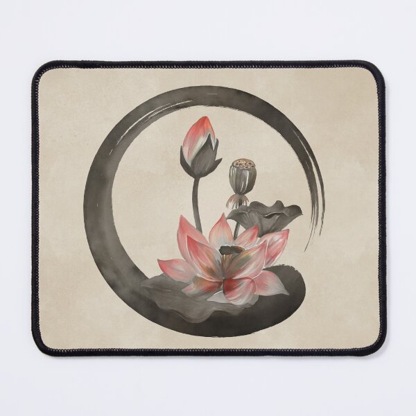 Item preview, Enso Zen Circle and Lotus designed and sold by k9printart.