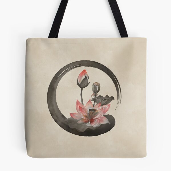 Item preview, Enso Zen Circle and Lotus designed and sold by k9printart.