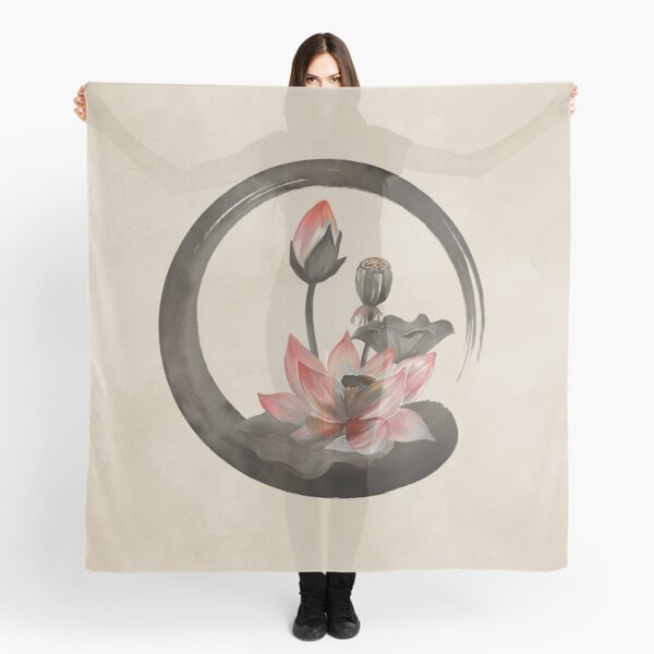 Item preview, Enso Zen Circle and Lotus designed and sold by k9printart.