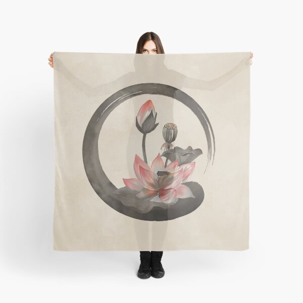 Item preview, Enso Zen Circle and Lotus designed and sold by k9printart.