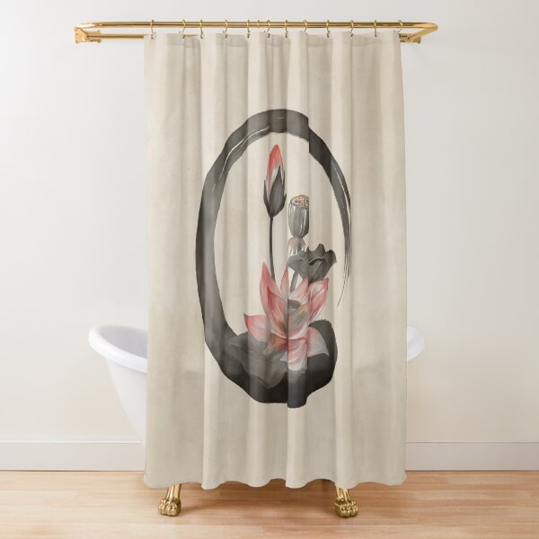 Item preview, Enso Zen Circle and Lotus designed and sold by k9printart.