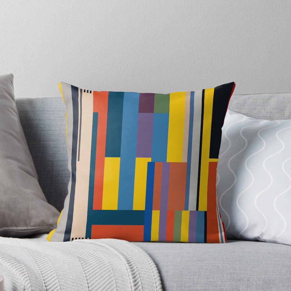 Item preview, Throw Pillow designed and sold by THEUSUALDESIGN.