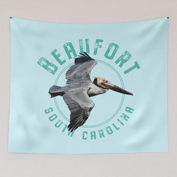 Item preview, Beaufort South Carolina Pelican design designed and sold by Futurebeachbum.