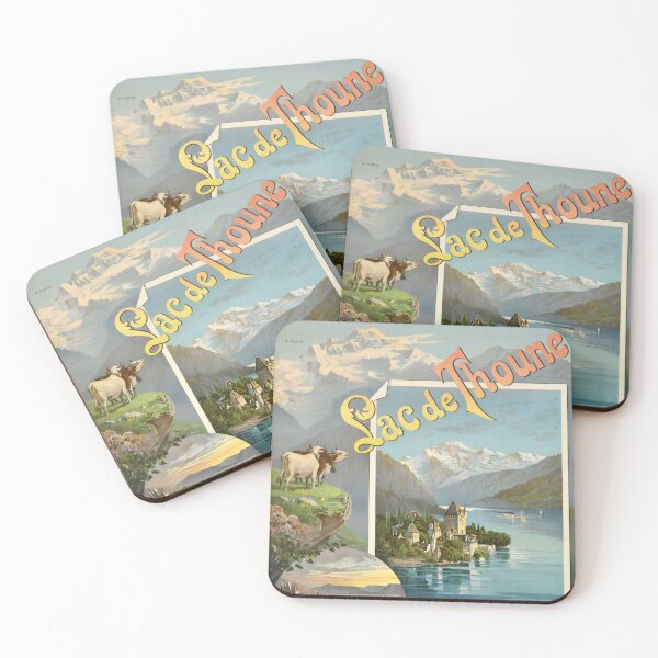 Item preview, Lake Thun, Switzerland (1898) - Hugo d'Alesi designed and sold by SALON DES ARTS.